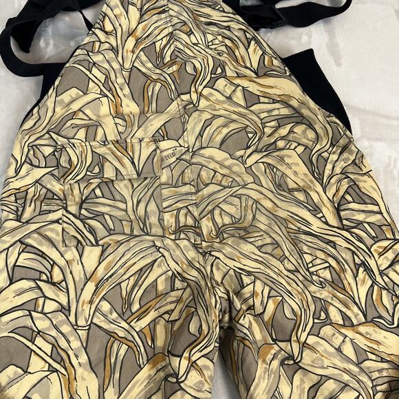 VTG Cornfield Camo Overalls Mens Large Insulated Hunting Bibs Outdoor Utility - Picture 16 of 16